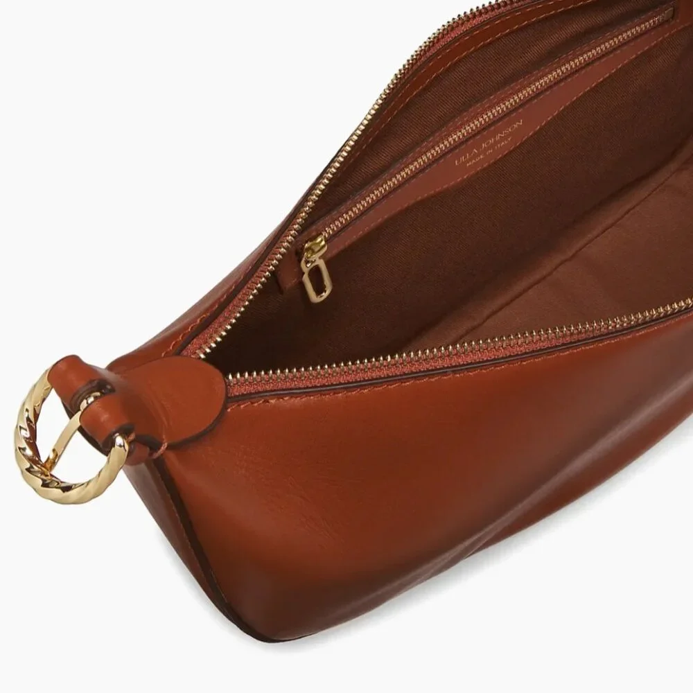 Ulla Johnson Twyla Leather Hobo Bag Sierra - Picture 13 of 14